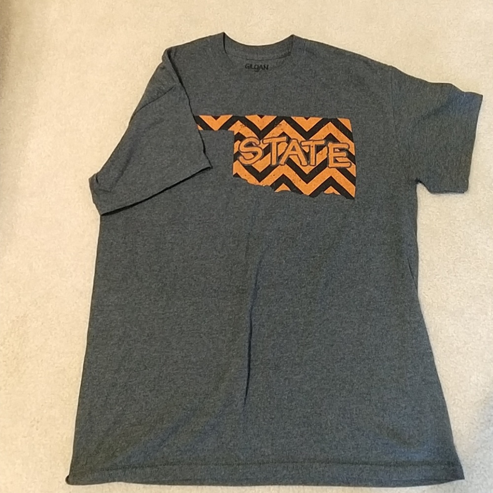 OSU (Oklahoma State) Womens Game Day Tee, size M